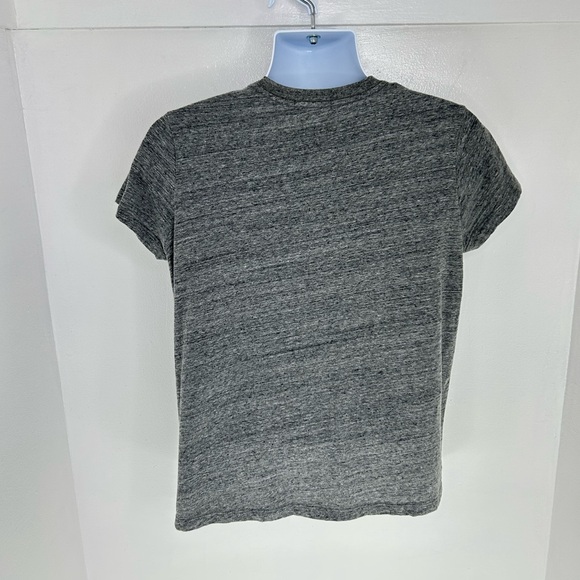 Marine Layer Signature Crewneck Tee T-Shirt Womens Large Heather Gray Soft - Picture 6 of 11